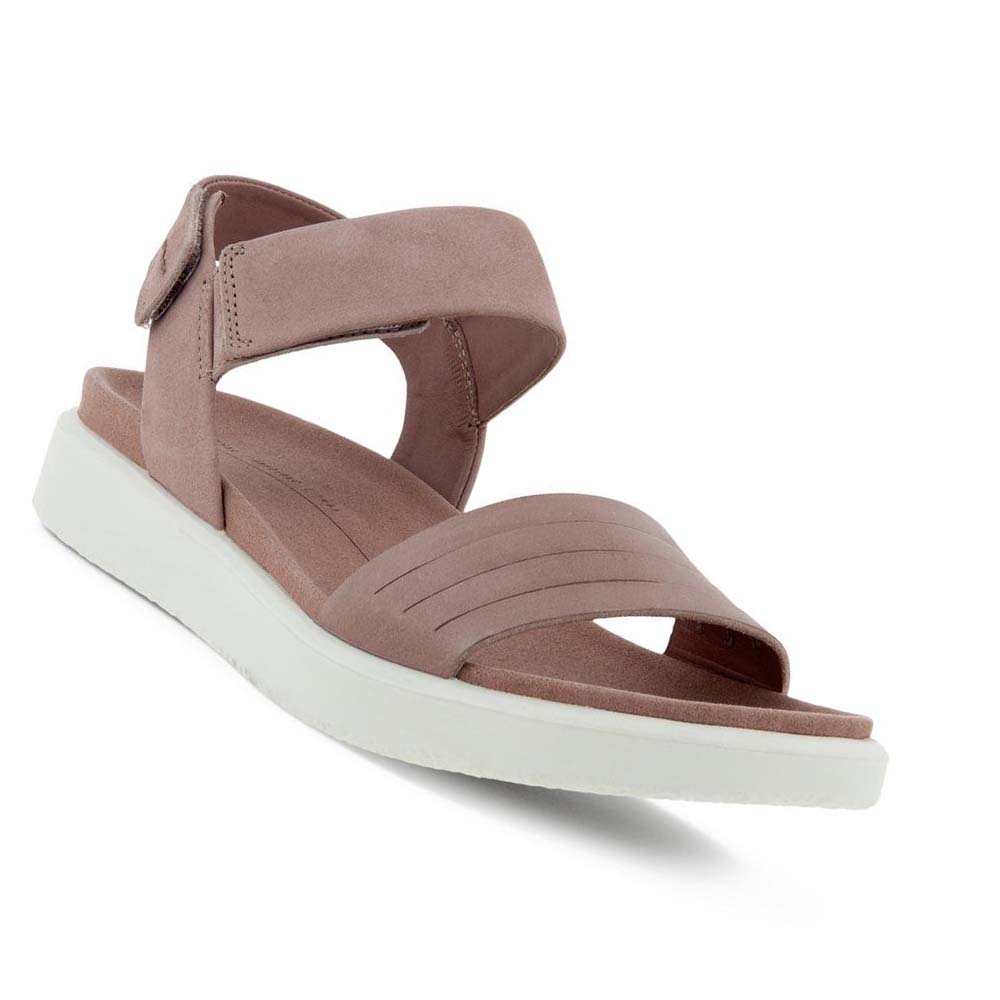 Ecco Flowt Platta Sandaler Dam Rosa | SE 180GSO